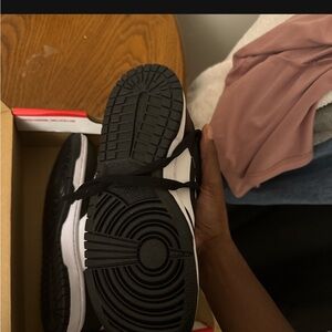 Nike dunk lows Panda size 6